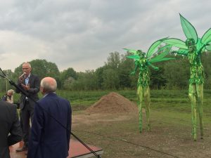 Opening parkbos de haar