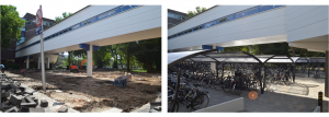 Voor en na: fietsenstalling Fontys Rachelsmolen