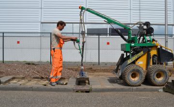 Uitbreiding 1100m2 parkeerterrein sorteercentrum – Den Bosch