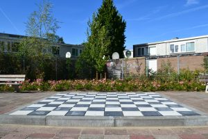 Verhoogd dambord speeltuin BO-EX