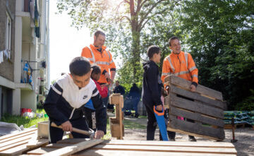 Succesvolle buurtparticipatie: bewoners komen samen voor nieuwe pop-up tuin